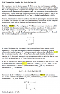 52.6 The subobject classifier Omega