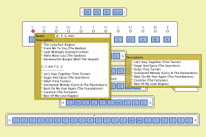 {Do, Fa, So, La_m} tunes - inspecting {C, F, G Am} tunes