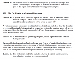 GoK - ch 13.2 -  The Participator as a System of Perceptors