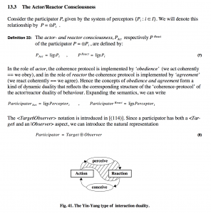 GoK - ch 13.3 - The Actor:Reactor Consciousness