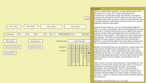 Bakan interviews Chomsky 35 (Answer 2)