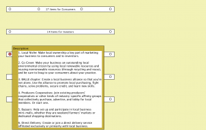 Small-Mart checklists 11