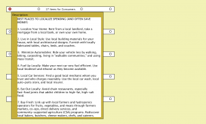 Small-Mart checklists 3